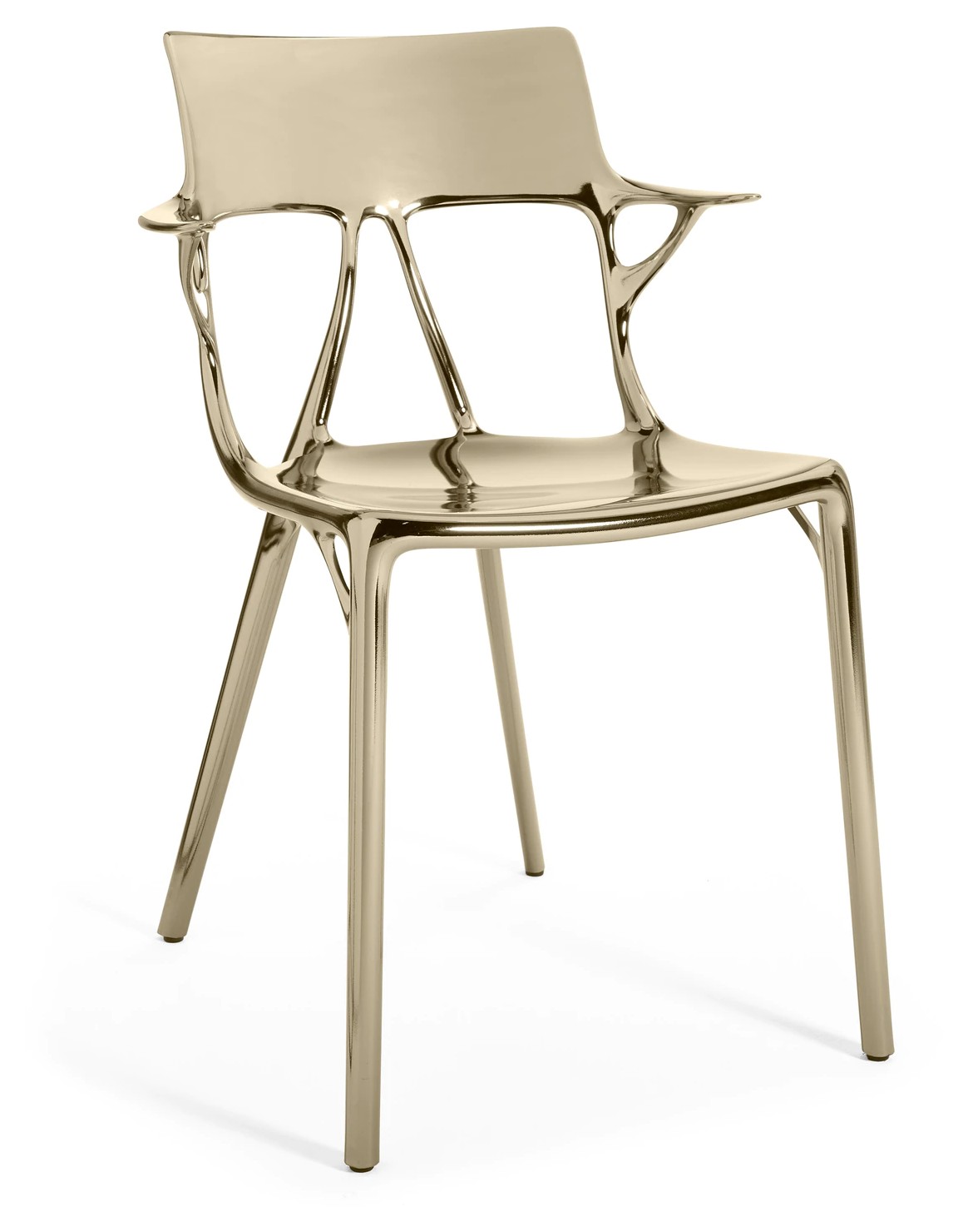 Set 2 scaune Kartell A.I. design Philippe Starck bronz A.I.