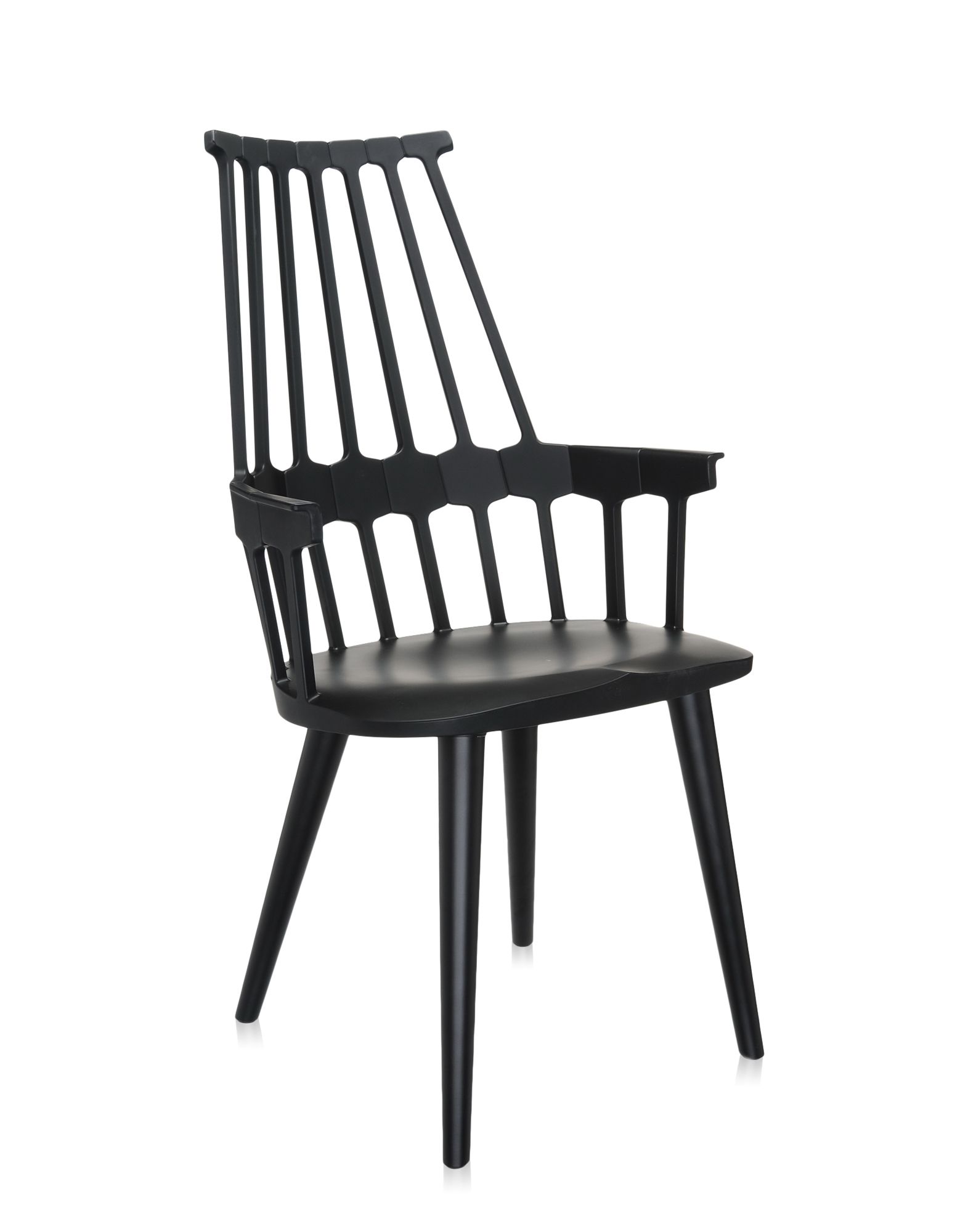 Set 2 scaune Kartell Comback design Patricia Urquiola negru Comback imagine noua