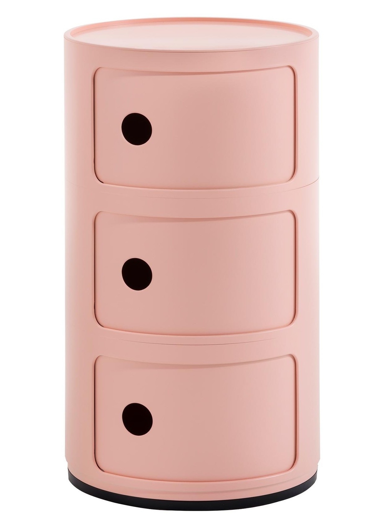 Comoda modulara Kartell Componibili Bio 3 design Anna Castelli Ferrieri roz Kartell