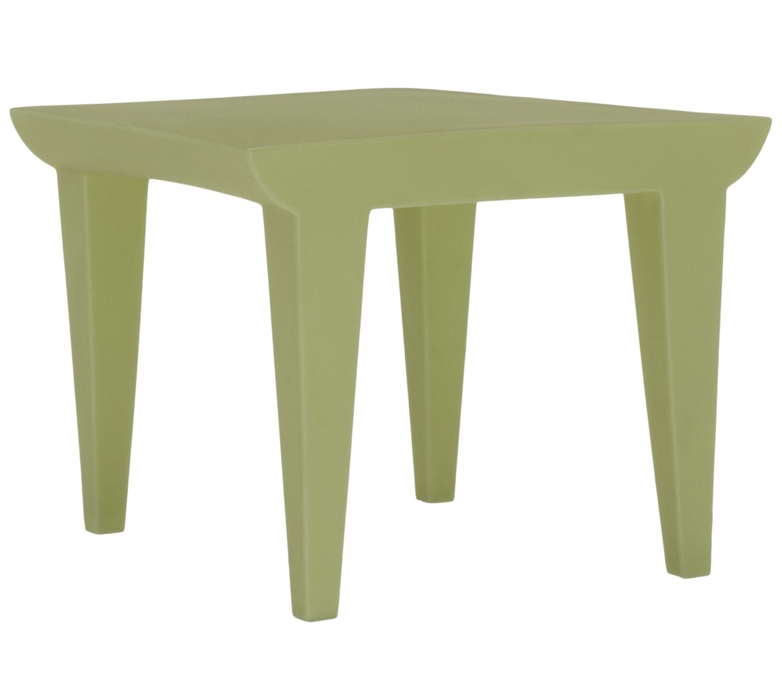 Masuta Kartell Bubble design Philippe Starck 51.5×51.5cm hx41.5cm verde Living & Dining