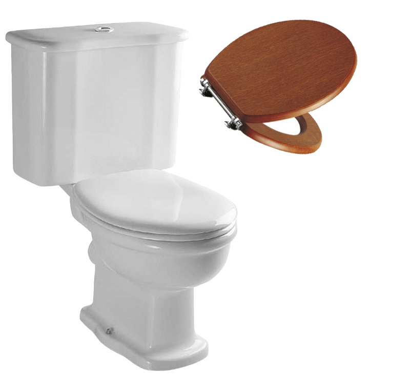 Set complet vas WC Vitra Aria cu rezervor asezat si capac inchidere simpla lemn sensodays.ro imagine reduss.ro 2022
