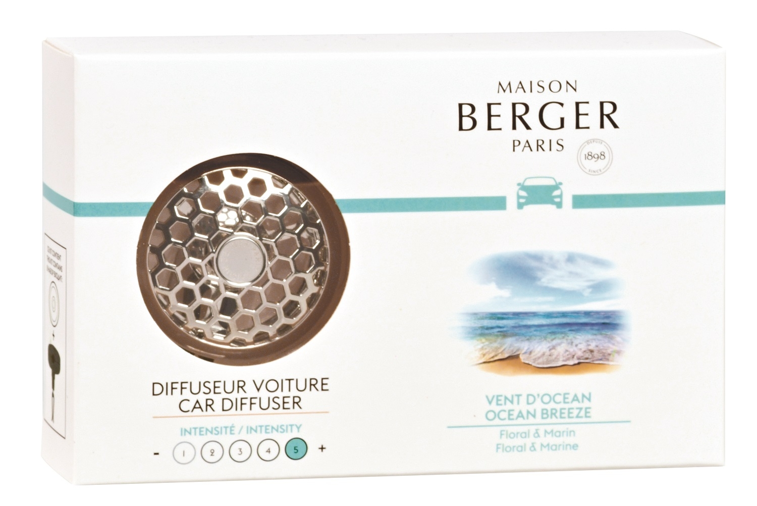 Set odorizant masina Berger Vent d’Ocean + rezerva ceramica Maison Berger