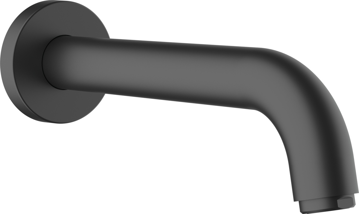 Pipa cada Hansgrohe Vernis Blend 20.4cm negru mat Hansgrohe imagine bricosteel.ro