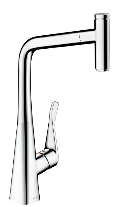 Baterie bucatarie Hansgrohe M7115-H320 ComfortZone 320 dus extractibil crom Hansgrohe imagine 2022 by aka-home.ro