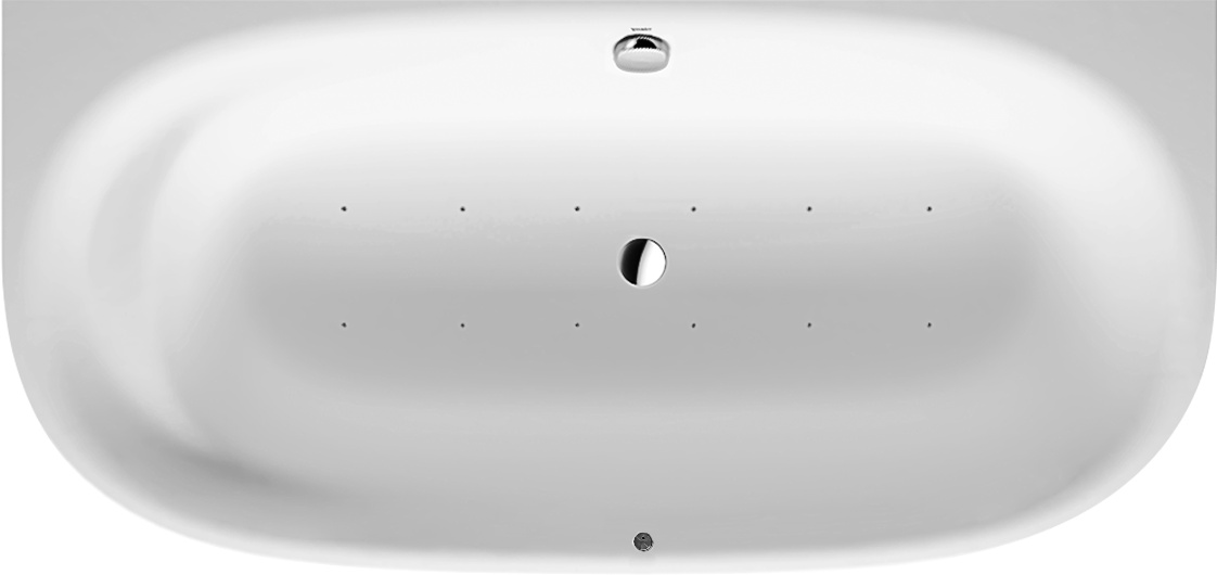 Cada asimetrica cu hidromasaj Duravit Cape Code 190×90 cm alb Duravit imagine bricosteel.ro