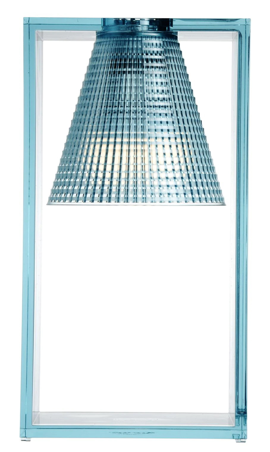 Veioza Kartell Light Air design Eugeni Quitllet 32x17x14cm bleu transparent Kartell imagine noua 2022