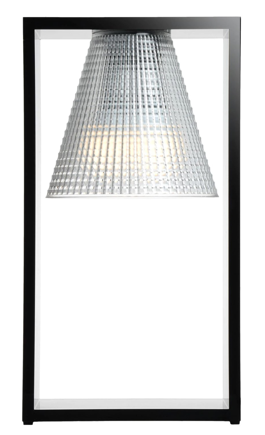 Veioza Kartell Light Air design Eugeni Quitllet 32x17x14cm negru transparent Kartell imagine noua 2022