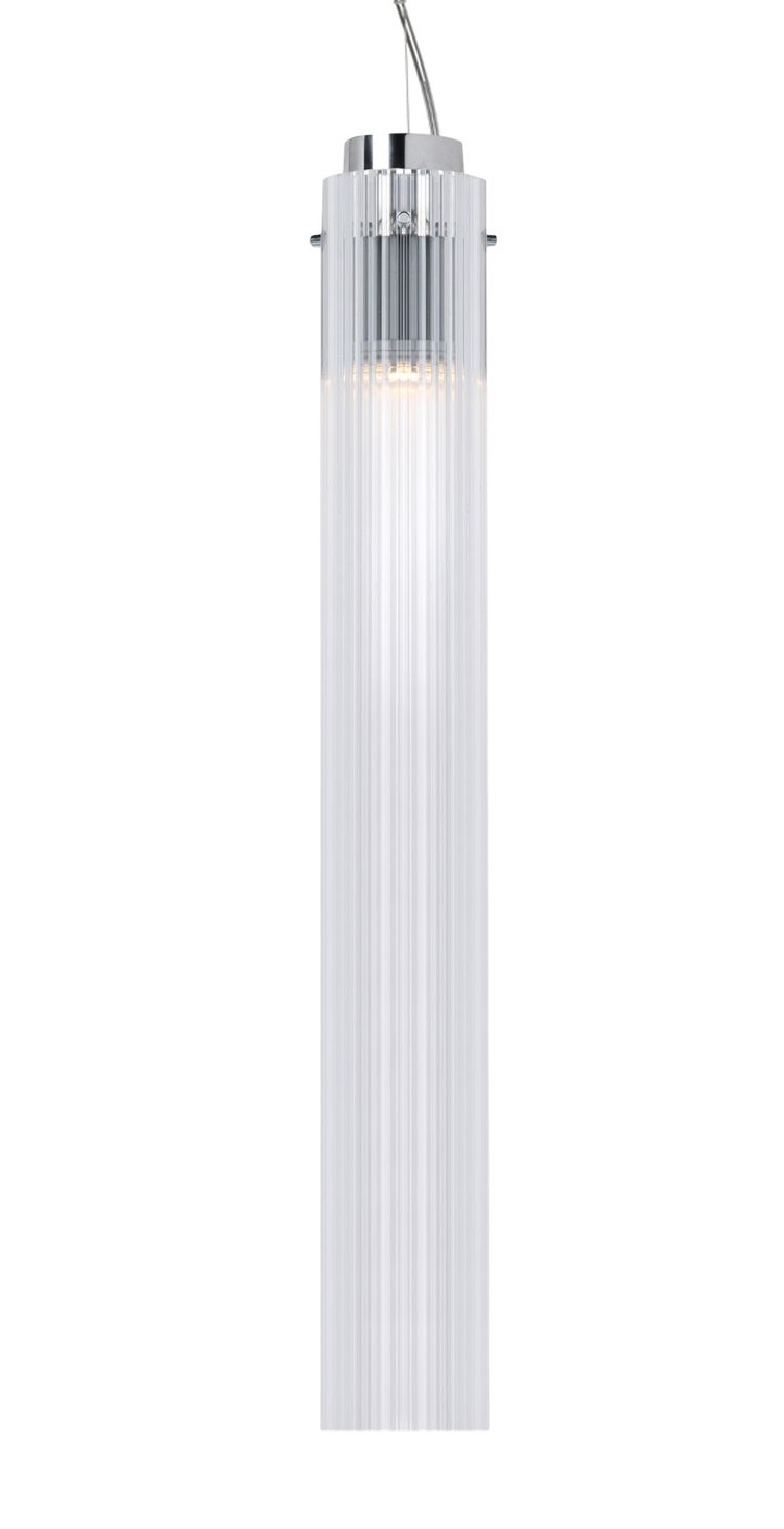 Suspensie Kartell by Laufen Rifly design Ludovica & Roberto Palomba LED 10W h60cm transparent Kartell by Laufen pret redus imagine 2022