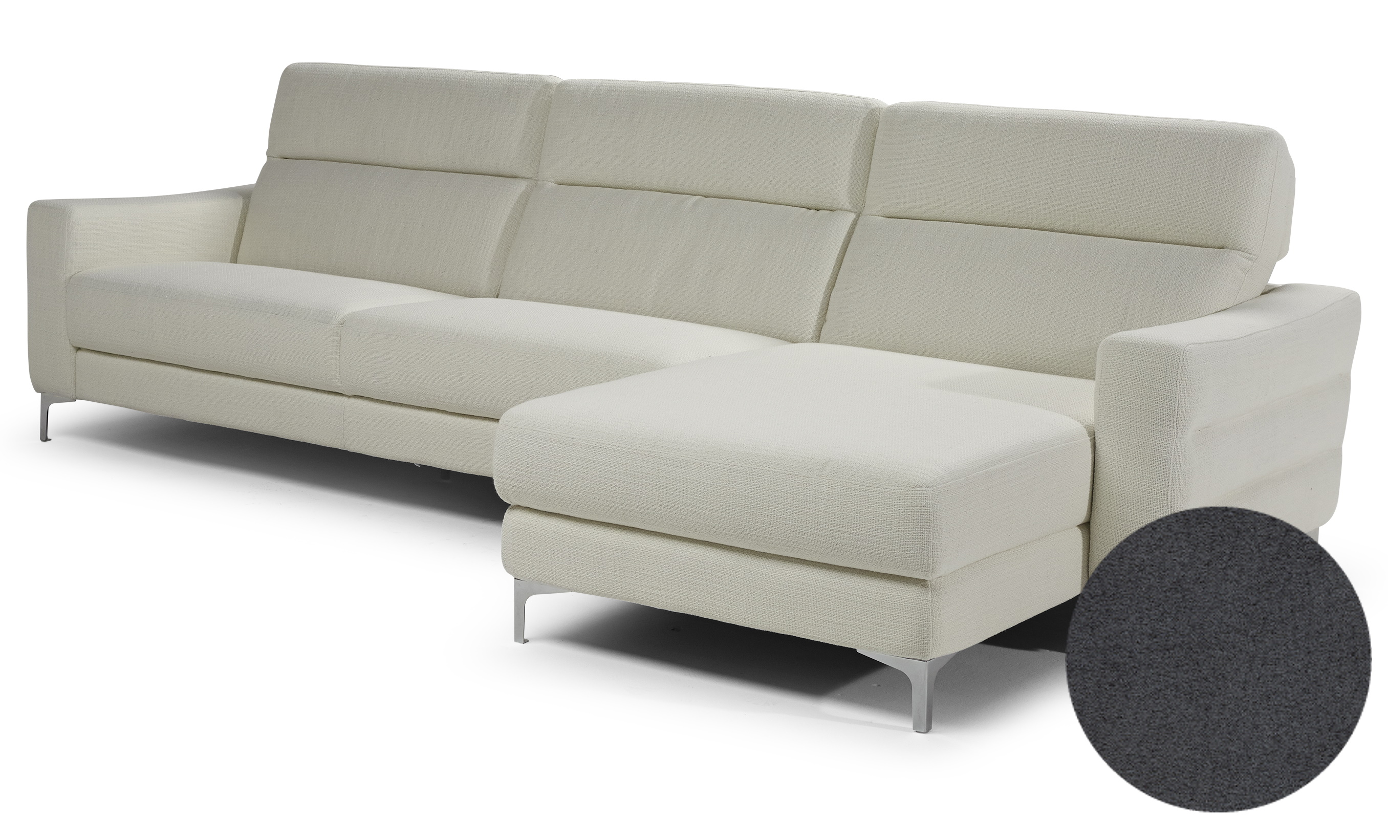 Canapea de colt Softaly Stima B940 orientare dreapta tapiterie Mattinata gri 01 B940 imagine model 2022