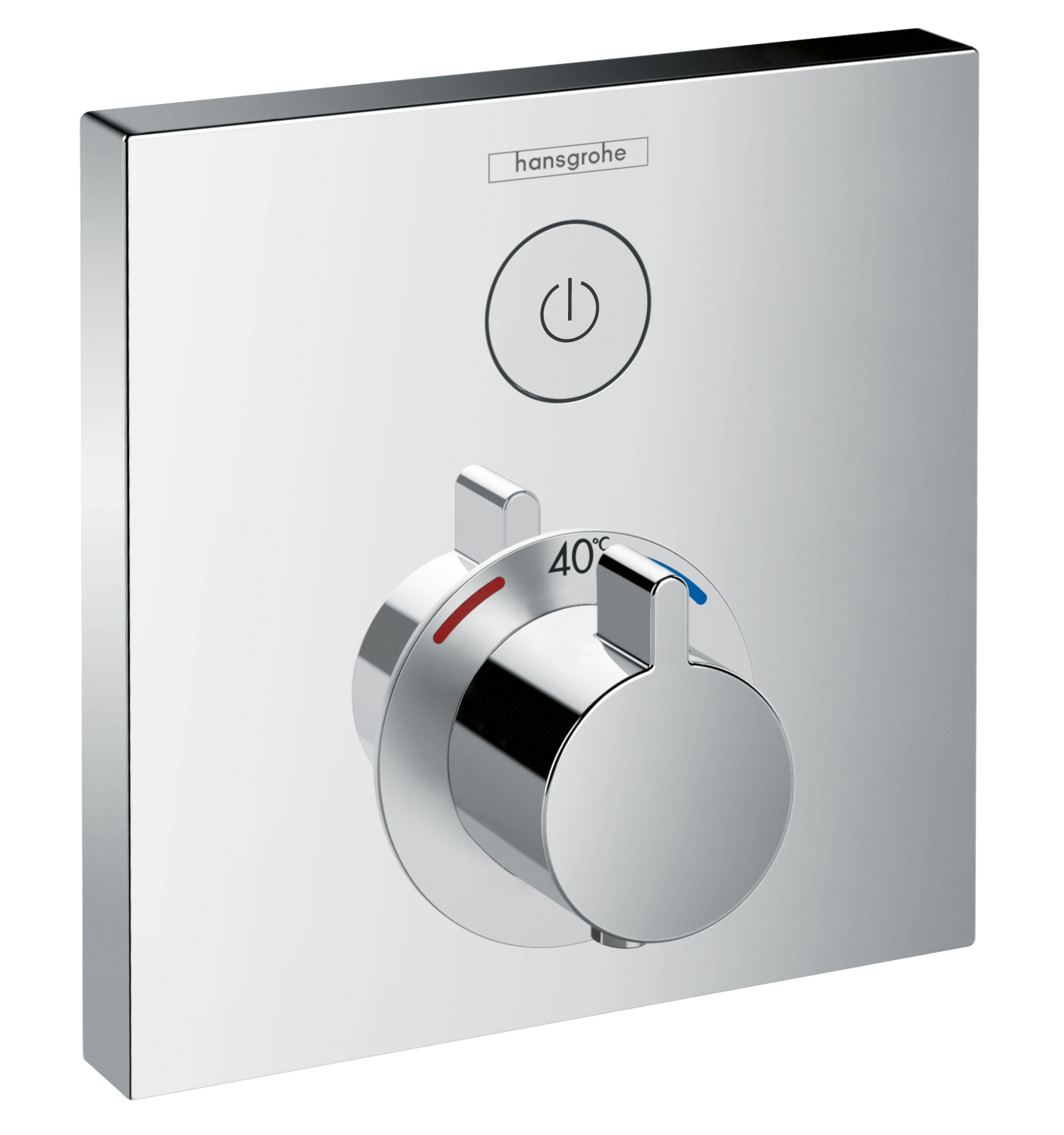 Baterie dus termostatata Hansgrohe ShowerSelect cu 1 functie montaj incastrat necesita corp ingropat Hansgrohe imagine bricosteel.ro
