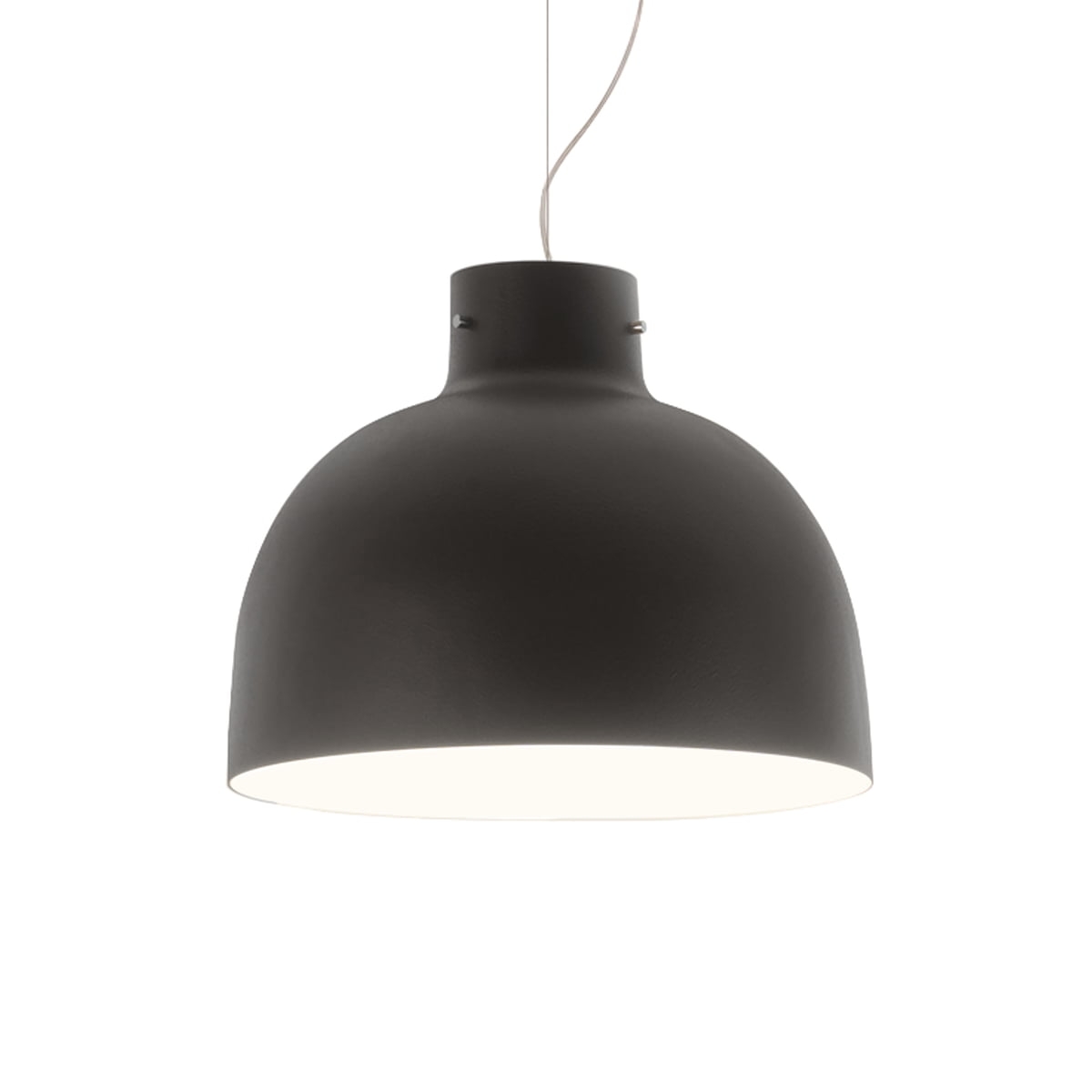 Suspensie Kartell Bellissima design Ferruccio Laviani LED 15W d50cm negru sensodays.ro