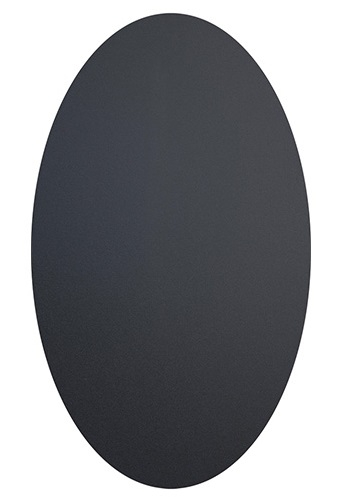 Set 8 etichete ovale autoadezive tip tabla de scris Securit 4 7x8x0 004cm negru 004cm