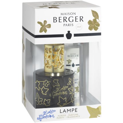 Set lampa catalitica cu parfum Berger Premium Black 250ml