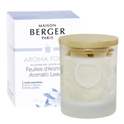 Lumanare parfumata Maison Berger Aroma Focus Aromatic Leaves 180g