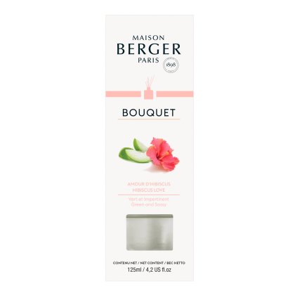 Difuzor parfum camera Maison Berger Bouquet Parfume Cube Hibiscus Love 125ml