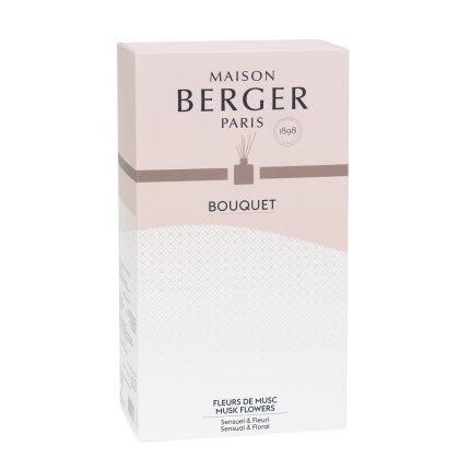 Difuzor parfum camera Berger Senso cu parfum Fleurs de Musc 180ml