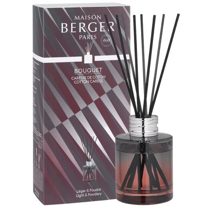 Difuzor parfum camera Berger Bouquet Dare Gris & Rose cu parfum Caresse de Coton 115ml