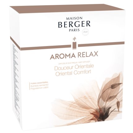 Difuzor ultrasonic parfum Berger Aroma Relax + parfum Douceur Orientale  475ml