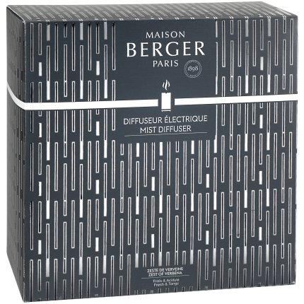 Difuzor ultrasonic parfum Berger  Amphora Noir + parfum Zeste de Verveine 475ml
