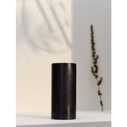 Lumanare La Francaise Colorama Cylindre d 7cm, h 15cm, 75 ore, negru