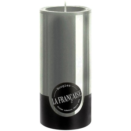 Lumanare La Francaise Colorama Cylindre d 7cm, h 15cm, 75 ore, gri