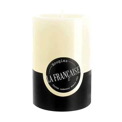 Lumanare La Francaise Colorama Cylindre Timeless d 7cm, h 10cm, 50 ore, ivoire