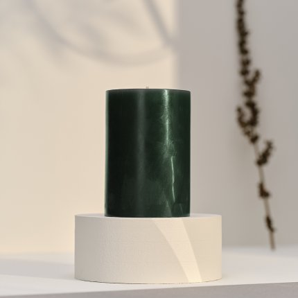 Lumanare La Francaise Colorama Cylindre Timeless d 7cm, h 10cm, 50 ore, verde