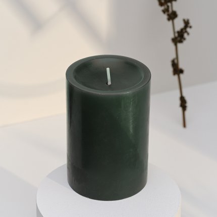 Lumanare La Francaise Colorama Cylindre Timeless d 7cm, h 10cm, 50 ore, verde