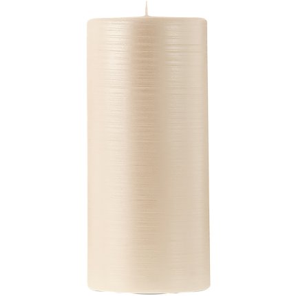Lumanare La Francaise Colorama de Fetes  Cylindre, d 7cm, h 15cm, 25 ore, alb perlat