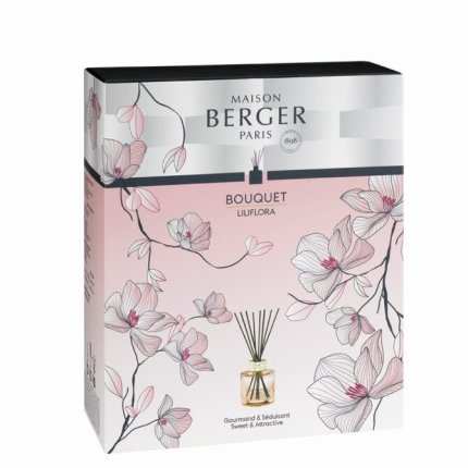 Difuzor parfum camera Maison Berger Bouquet Bolero Nude cu parfum Liliflora 200 ml