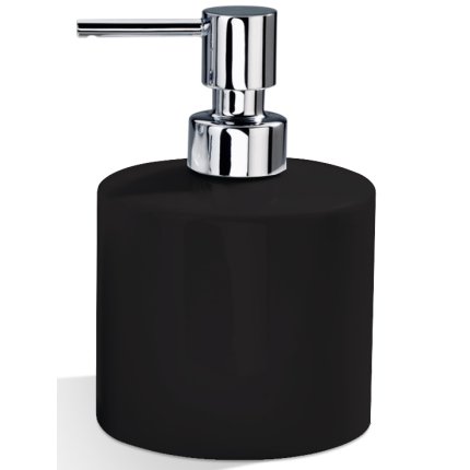Dozator sapun lichid Decor Walther Porzellan DW 520, 430ml, negru matr-crom