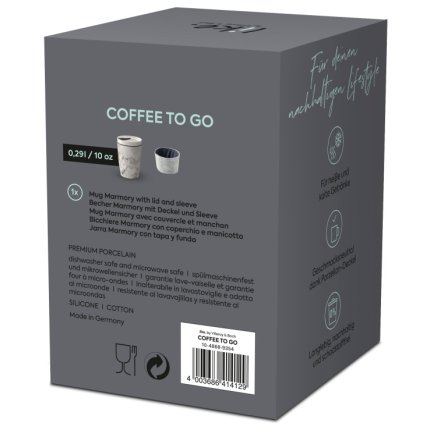 Cana cu capac like. by Villeroy & Boch Coffee To Go 0.29 litri, Marmory