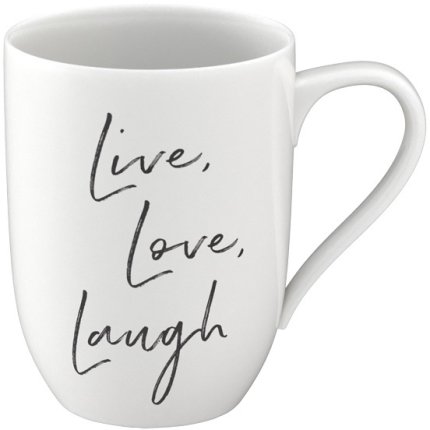 Cana Villeroy & Boch Statement "Live Love Laugh" 340ml