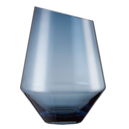 Vaza Zwiesel Glas Diamonds Blue, handmade, 277mm