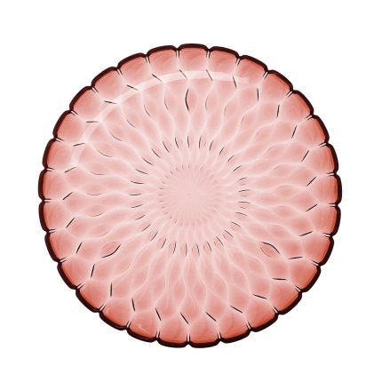Platou Kartell Jelly design Patricia Urquiola, 45cm, roz transparent