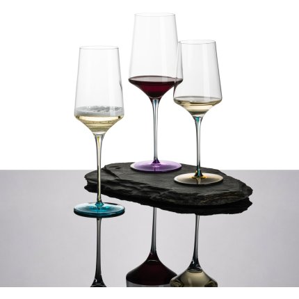 Pahar vin spumant Zwiesel Glas Ink, handmade, cristal Tritan, 400ml verde