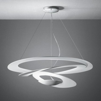 Suspensie Artemide Pirce design Giuseppe Maurizio Scutella, LED 44W, alb