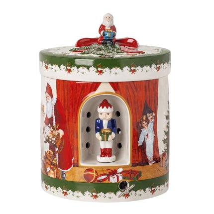 Cutiuta muzicala Villeroy & Boch Christmas Toys Santa Brings Gifts 16x16x21,5cm