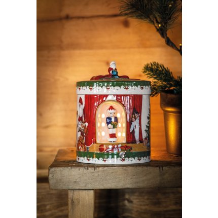 Cutiuta muzicala Villeroy & Boch Christmas Toys Santa Brings Gifts 16x16x21,5cm