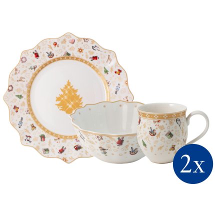 Set servire Villeroy & Boch Toy's Delight Breakfast For 2 Anniversary Edition 6 piese