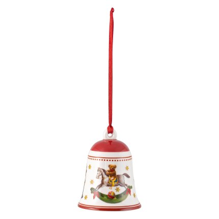 Decoratiune brad Villeroy & Boch My Christmas Tree Bell Toys Red 5,5x5,5x6,9cm