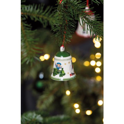 Decoratiune brad Villeroy & Boch My Christmas Tree Bell Toys Green 5,5x5,5x6,9cm