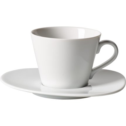 Ceasca si farfuriuta cafea like. By Villeroy & Boch Organic White 0.27 litri