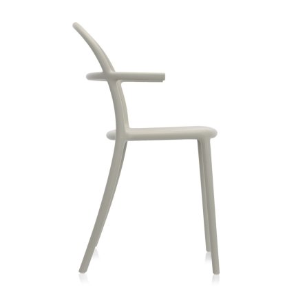Set 2 scaune Kartell Generic C design Philippe Stark, gri mat