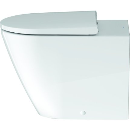 Vas wc Duravit D-Neo Rimless HygieneGlaze 37x58cm, back-to-wall, pentru rezervor ingropat