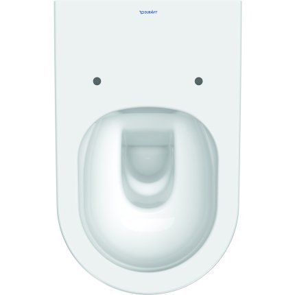 Vas wc Duravit D-Neo Rimless HygieneGlaze 37x58cm, back-to-wall, pentru rezervor ingropat