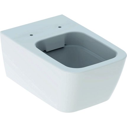 Set vas WC suspendat Geberit iCon Square Rimfree cu capac inchidere lenta, rezervor incastrat cu cadru Geberit Duofix Sigma UP320 cu set fixare si set fonoizolant incluse, fara clapeta