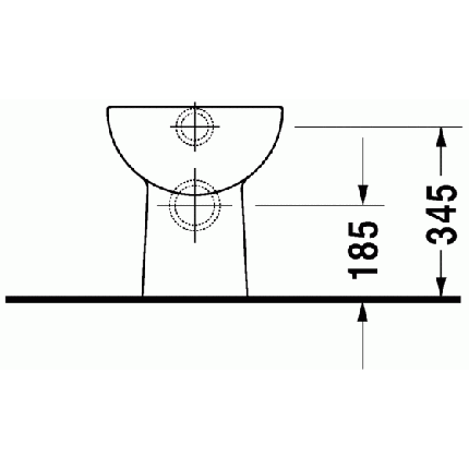 Set vas WC Duravit D-Code pentru rezervor la semi-inaltime si capac simplu