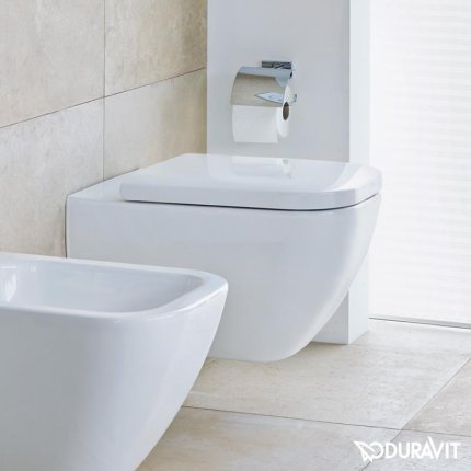 Vas WC suspendat Duravit Happy D.2 Hygiene Glaze