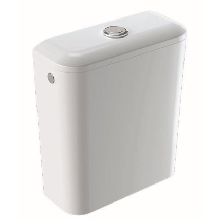 Rezervor WC Geberit iCon Square cu alimentare laterala, alb